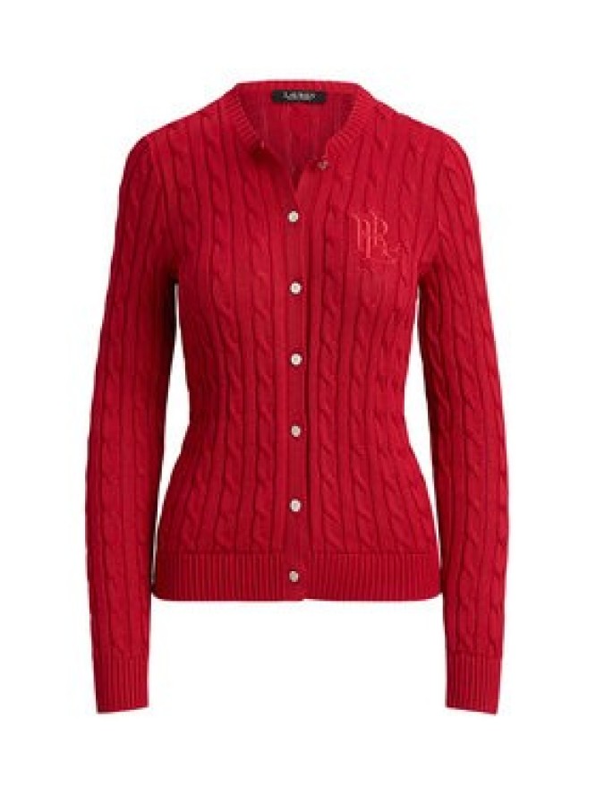 LAUREN RALPH LAUREN Kardigan 200P14040503 Czerwony Regular Fit
