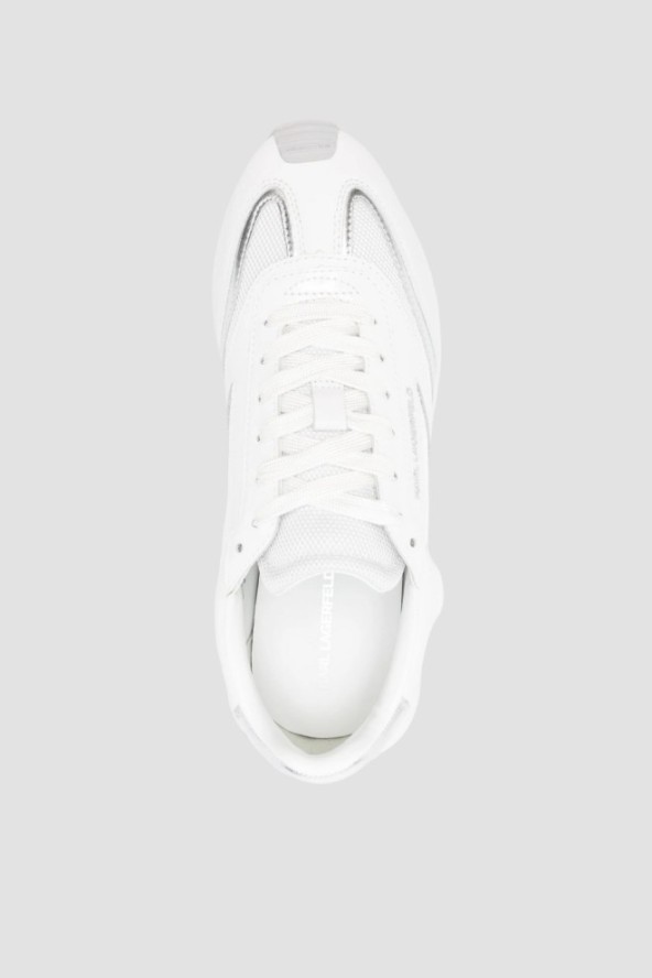 KARL LAGERFELD Białe damskie sneakersy skórzane Kapri Karl NFT Lo Lace, Rozmiar 37