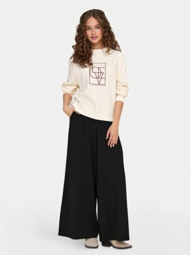 JDY Spodnie palazzo Tanja 15341466 Czarny Wide Leg