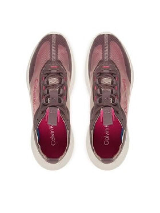 Calvin Klein Sneakersy Light Eva Run Lup Transp Ripst HW0HW02998 Różowy