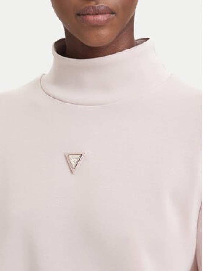 Guess Bluza V4YQ05 KCAY2 Różowy jasny Regular Fit