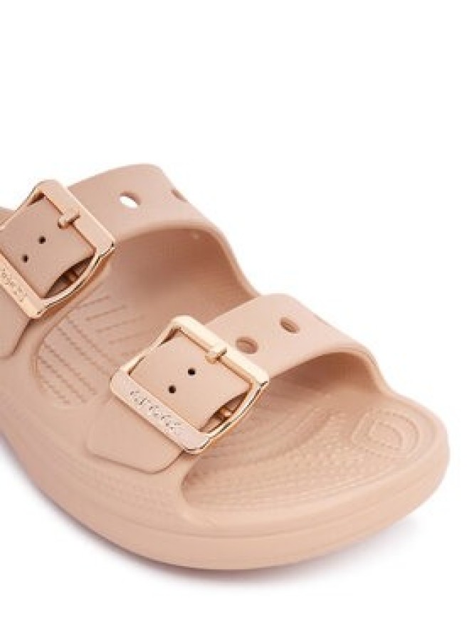 Crocs Klapki Saturday Metallic Buckle 213316 Różowy