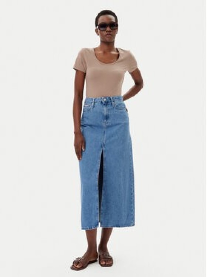 Calvin Klein Jeans Spódnica jeansowa J20J225192 Niebieski Regular Fit