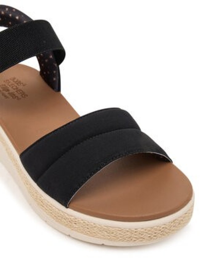 Skechers Sandały BOBS Sun Ray 114413/BLK Czarny