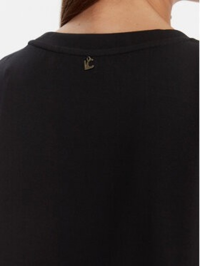 LOLA CASADEMUNT T-Shirt LF2515024 Czarny Regular Fit