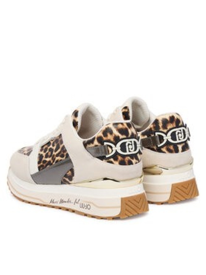 Liu Jo Sneakersy Maxi Wonder 91 BA6011 PX811 Beżowy