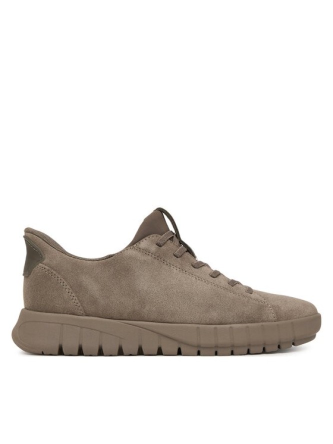 Geox Sneakersy D Flextride Plus D657SC 22 C1018 Beżowy ciemny