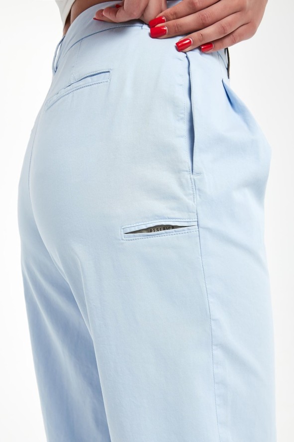 Spodnie damskie z zakładkami PESERICO