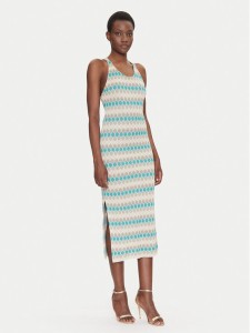 Fracomina Sukienka dzianinowa FS25SD5006K414F8 Kolorowy Slim Fit