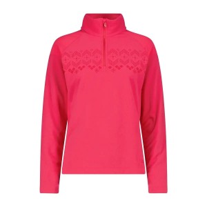 Polar 1/2 zipp z nadrukami z przodu damski CMP Arctic Fleece