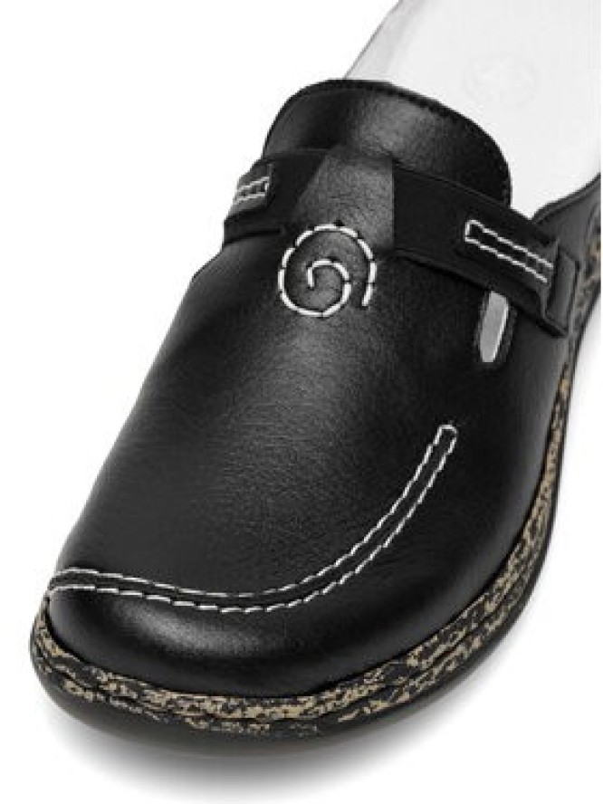 Rieker Klapki 46393-00 Czarny