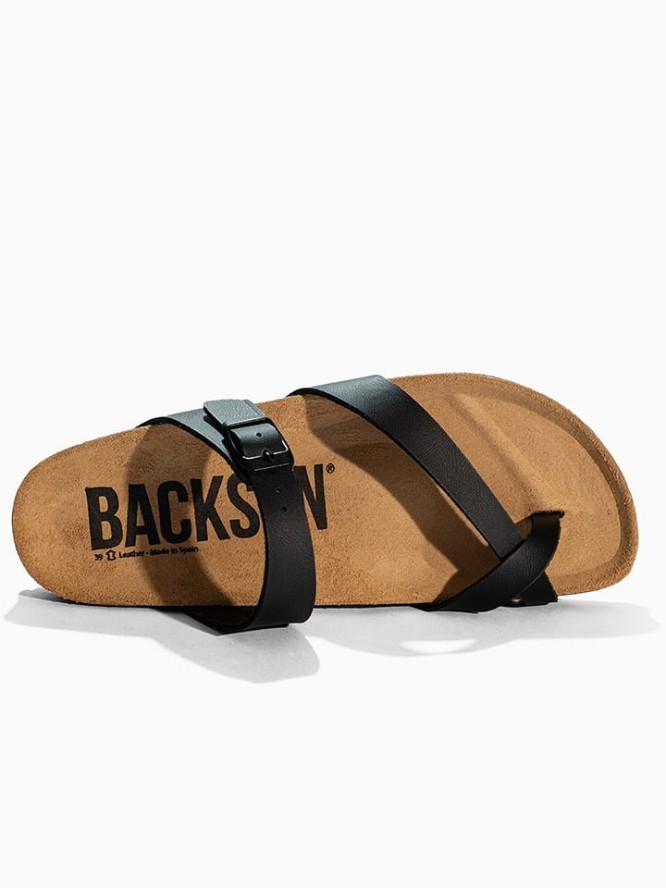 BACKSUN Japonki "Barcelone" w kolorze czarnym rozmiar: 36