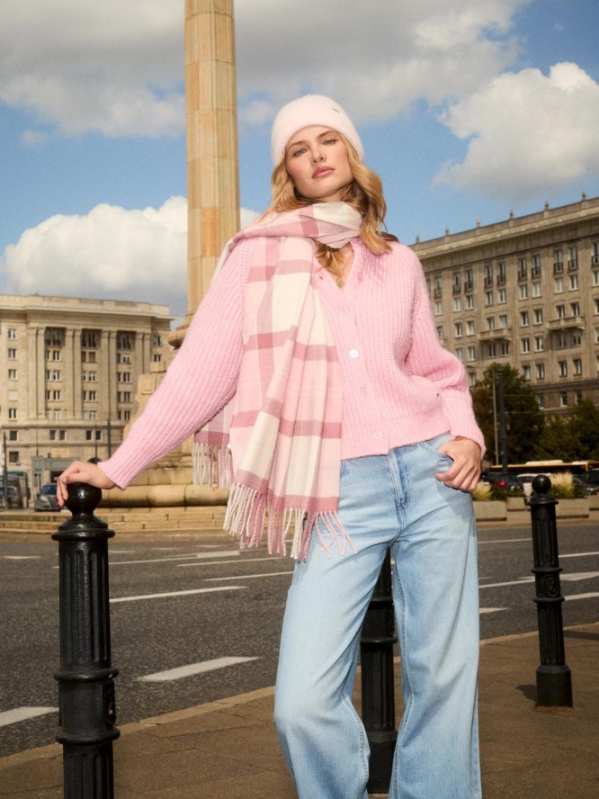 Kardigan damski różowy Rosina 600