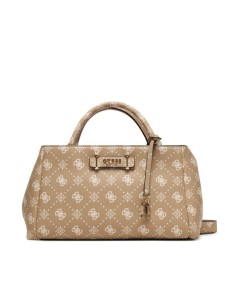 Guess Torebka Carrie Logo HWGP98 98060 Beżowy
