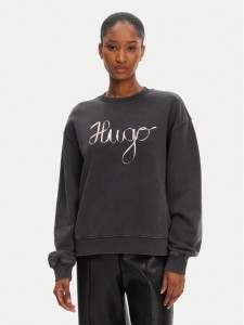 HUGO Bluza Deroxina_4 50545198 Szary Oversize