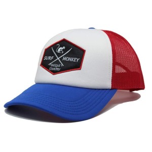 Czapka Trucker z wyściółką / Uniwersalny rozmiar (Niebiesko/Czerwona)