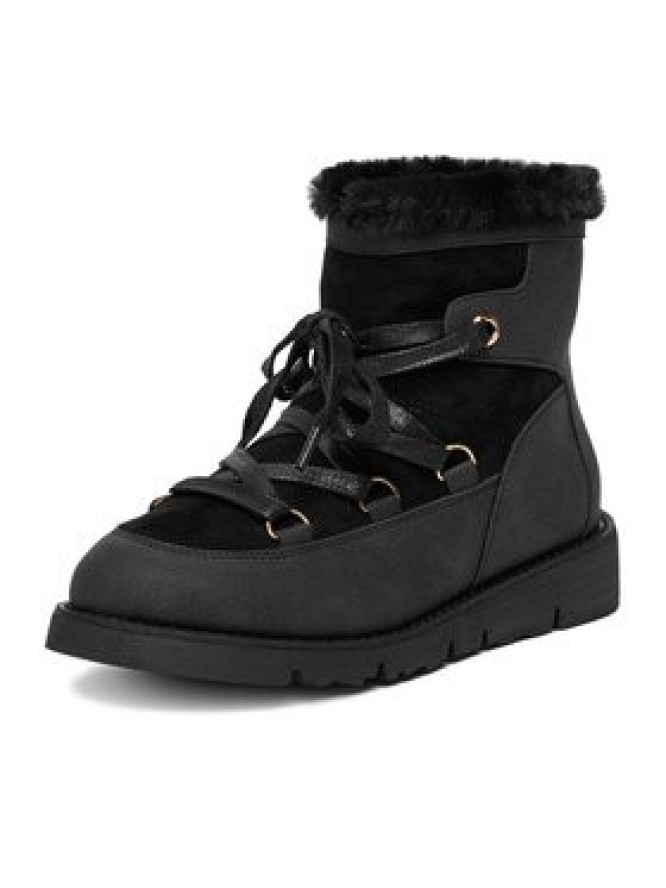 DeeZee Śniegowce 17125-1-BLACK PU Czarny
