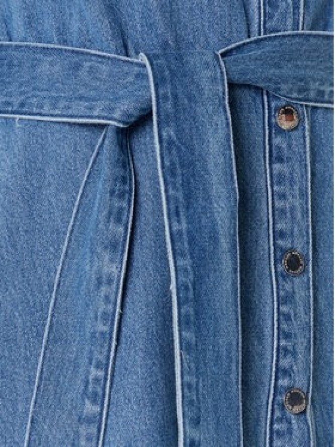 Morgan Sukienka jeansowa 251-RJEAN Niebieski Regular Fit