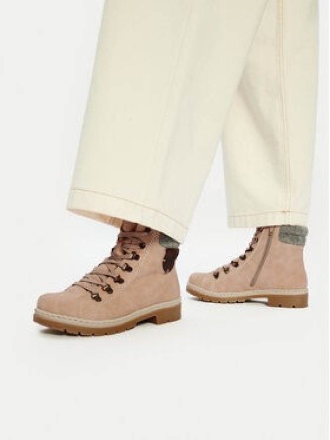 Rieker Trapery Y9430-32 Różowy