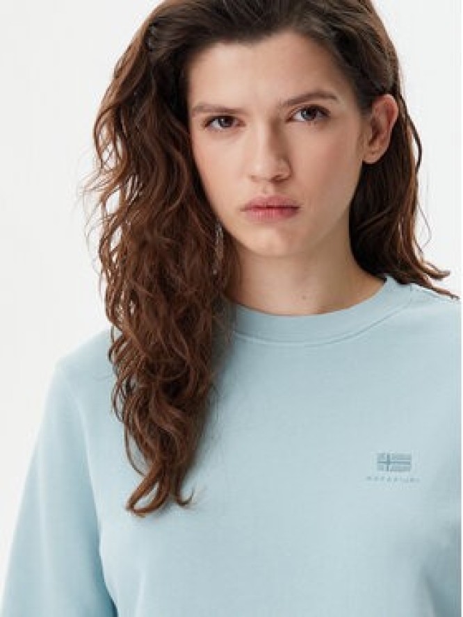 Napapijri Bluza B-Nina NP0A4H85 Błękitny Regular Fit