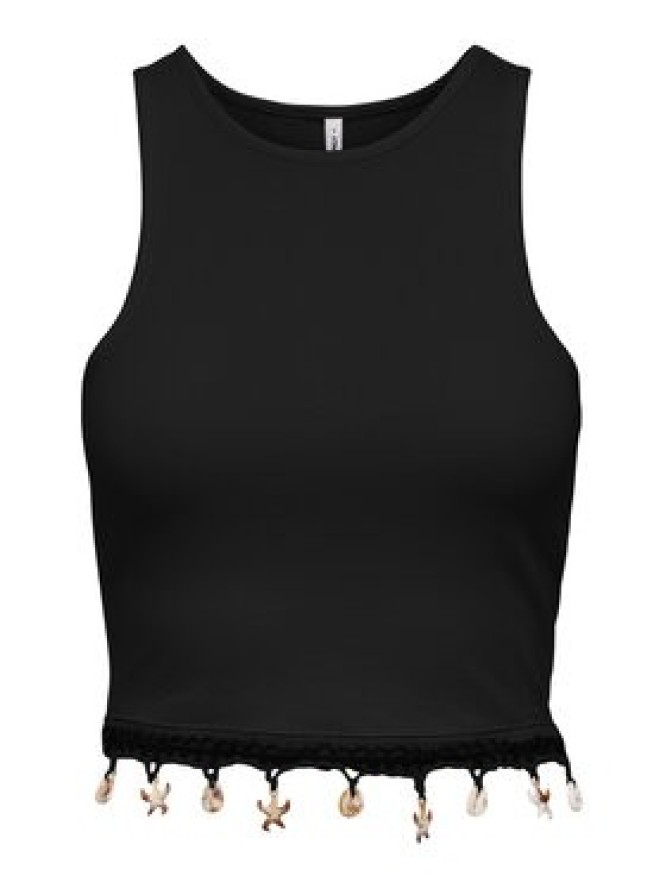 ONLY Top Shelly 15325019 Czarny Slim Fit
