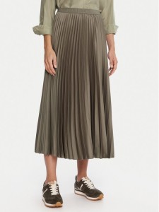 Marella Spódnica plisowana Pontiac 2523106045 Zielony Regular Fit