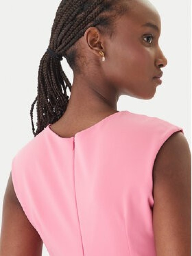 Rinascimento Sukienka koktajlowa CFC0127683003 Różowy Slim Fit