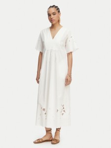 Weekend Max Mara Sukienka codzienna Tartufo 2615621092 Biały Relaxed Fit