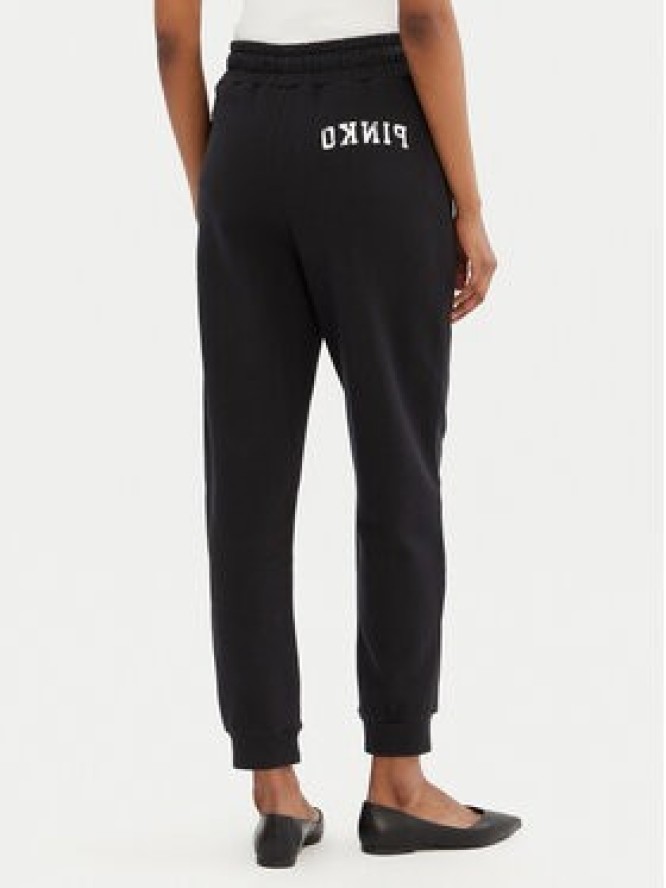 PINKO Spodnie dresowe 100371 A2BZ Czarny Regular Fit