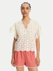 TWINSET Bluzka 251TT2364 Écru Loose Fit
