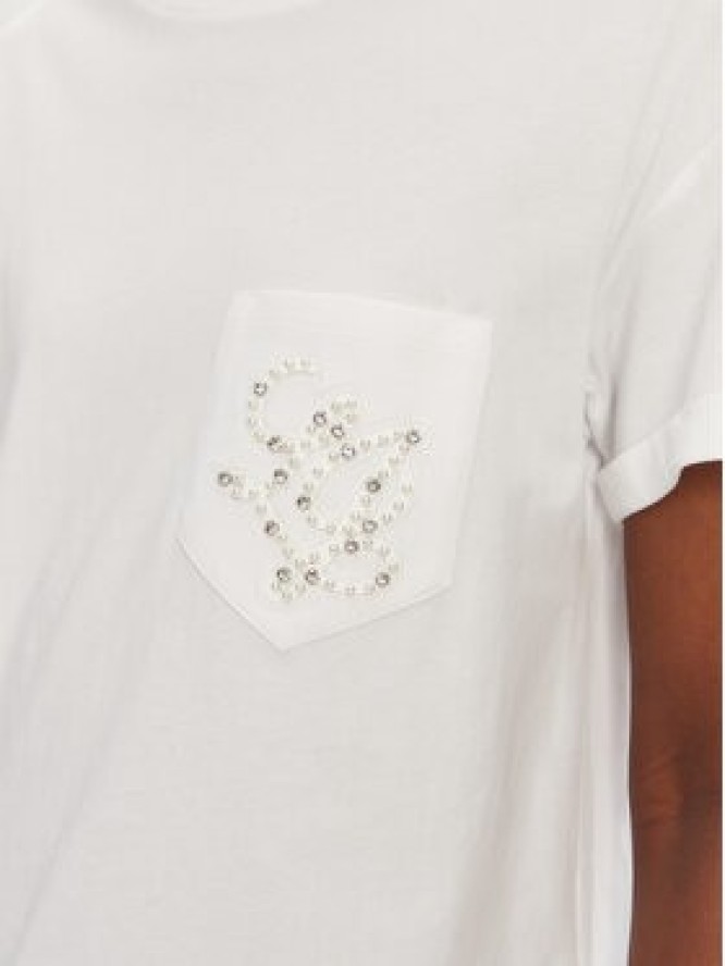 Liu Jo T-Shirt WA5140 JS904 Biały Regular Fit