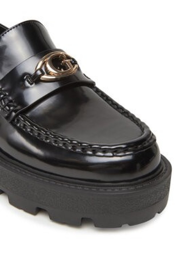 Guess Loafersy FLTYNK ELE14 Czarny
