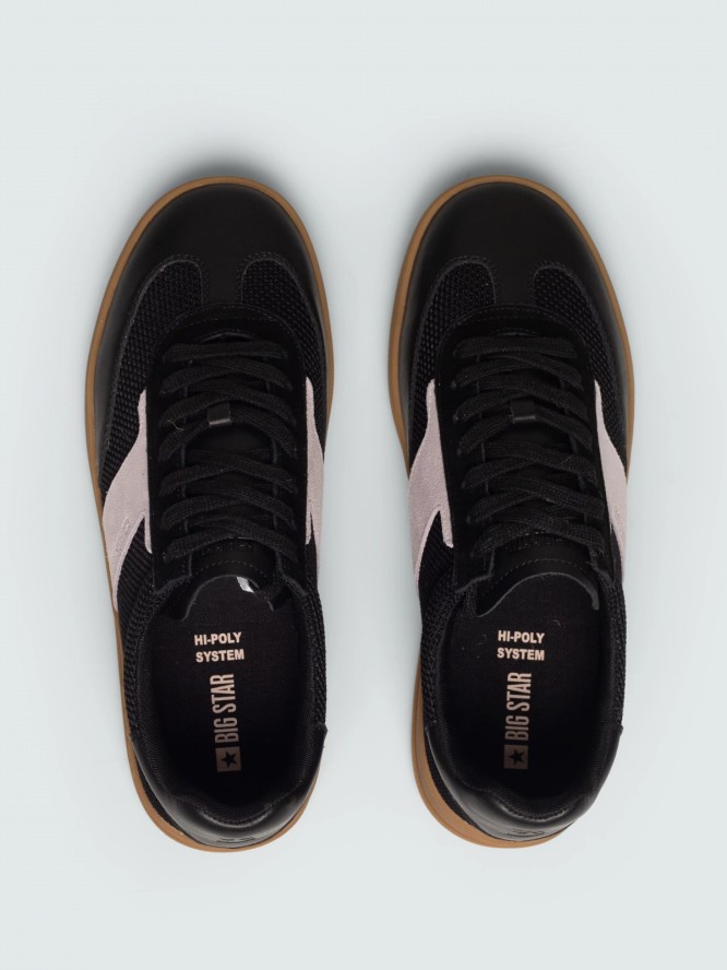 sneakersy damskie czarne rr274827 906