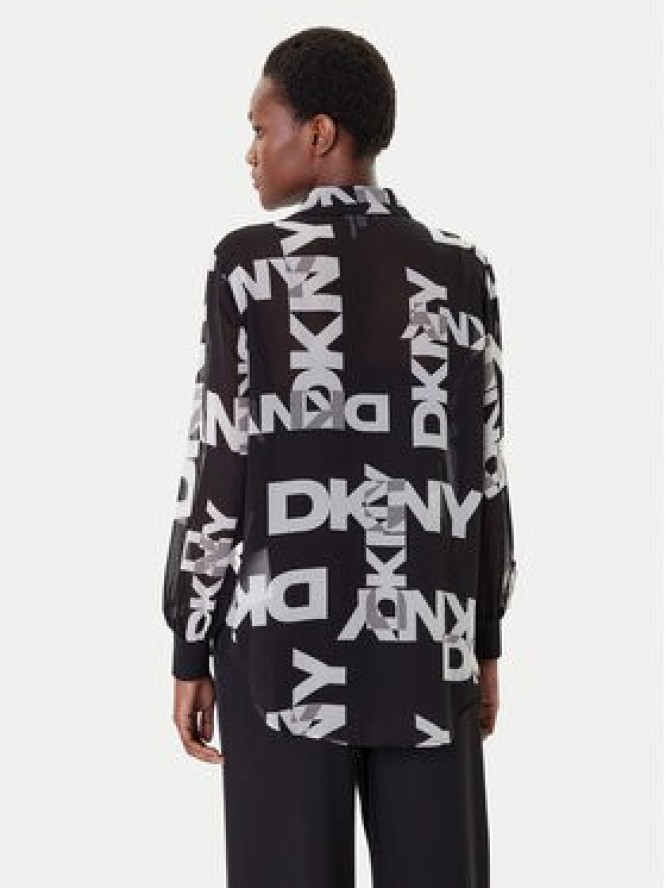 DKNY Koszula P4RA6FXZ Czarny Regular Fit