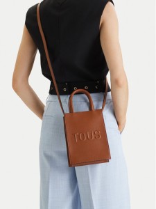 TOUS Torebka MINI BOLSO POP TOUS BRENDA 2002105944 Brązowy