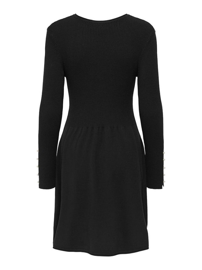 ONLY Sukienka dzianinowa w kolorze czarnym rozmiar: L