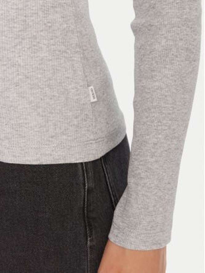 Guess Jeans Bluzka W5BP01 KA0H1 Szary Slim Fit