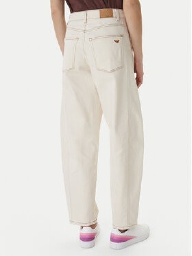Roxy Jeansy Cloudbreak Mid Sandbar ERJDP03324 Écru Barrel Fit