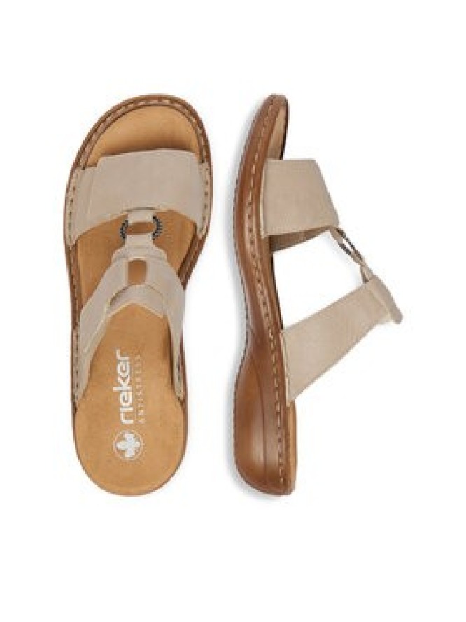 Rieker Klapki CEO-60885-62 Beżowy