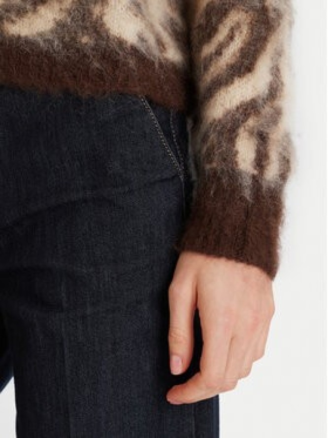 ViCOLO Sweter 55044F Brązowy Regular Fit