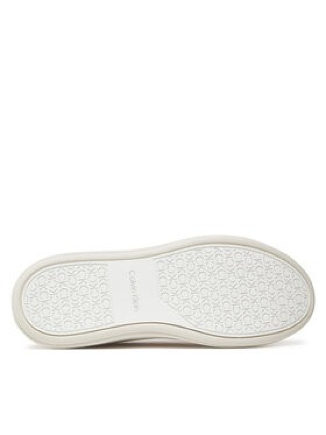 Calvin Klein Sneakersy Cupsole Lace Up Lth HW0HW02540 Beżowy