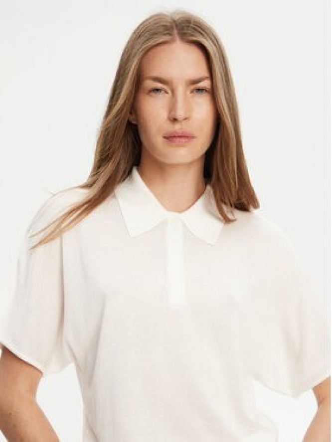 Tommy Hilfiger Polo WW0WW45652 Écru Regular Fit