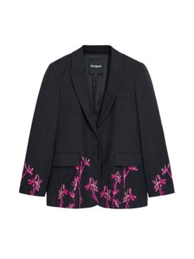 Desigual Marynarka 25SWEWX1 Czarny Regular Fit