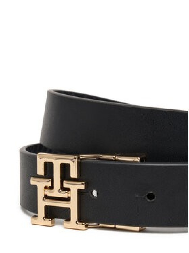 Tommy Hilfiger Pasek Damski Th Modern 3.0 Rev Mono AW0AW18019 Czarny