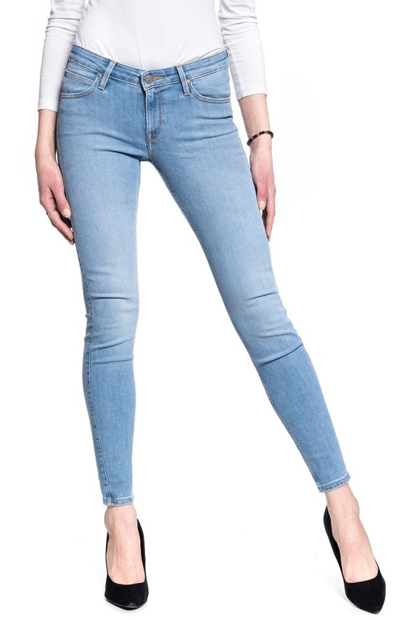 SPODNIE DAMSKIE LEE SCARLETT SKINNY LIGHT FLORIN L526MOHR 112111767