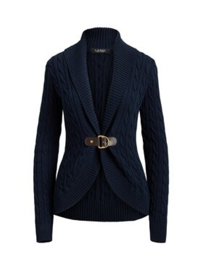 LAUREN RALPH LAUREN Kardigan 200P03473001 Granatowy Regular Fit