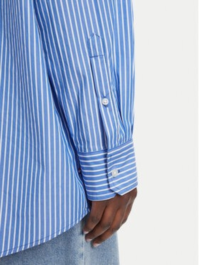 Tommy Jeans Koszula Essential DW0DW22936 Niebieski Oversize