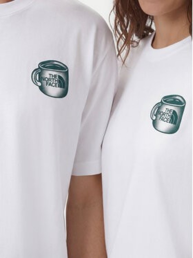 The North Face T-Shirt NF0A8JAA Biały Relaxed Fit