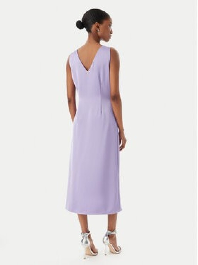 Rinascimento Sukienka koktajlowa CFC0122928003 Fioletowy Regular Fit