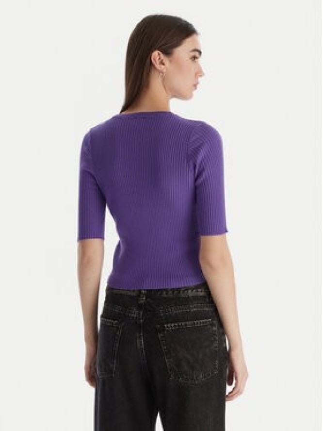 PINKO Bluzka Tritone Maglia 102017 A18M Fioletowy Slim Fit